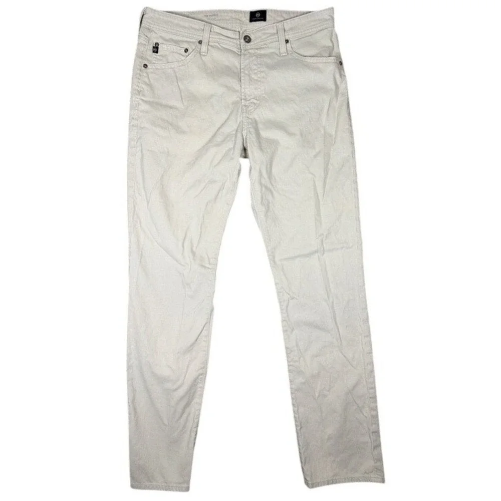 AG Adriano Goldschmied The Everett Slim Straight Pant Beige 33x32 1794SUDPBRPLTV